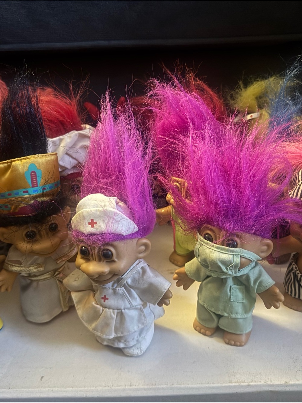 13 troll doll lot Vintage troll dolls
